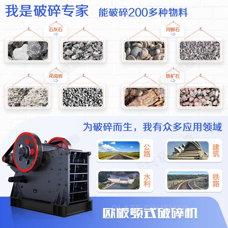 顎式破碎機能力強、應用范圍廣