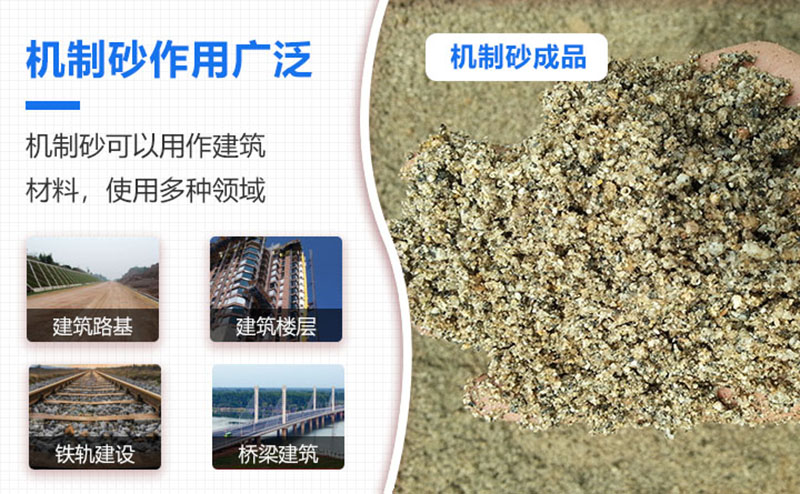 機制砂品級越來越高，用途也越來越廣泛